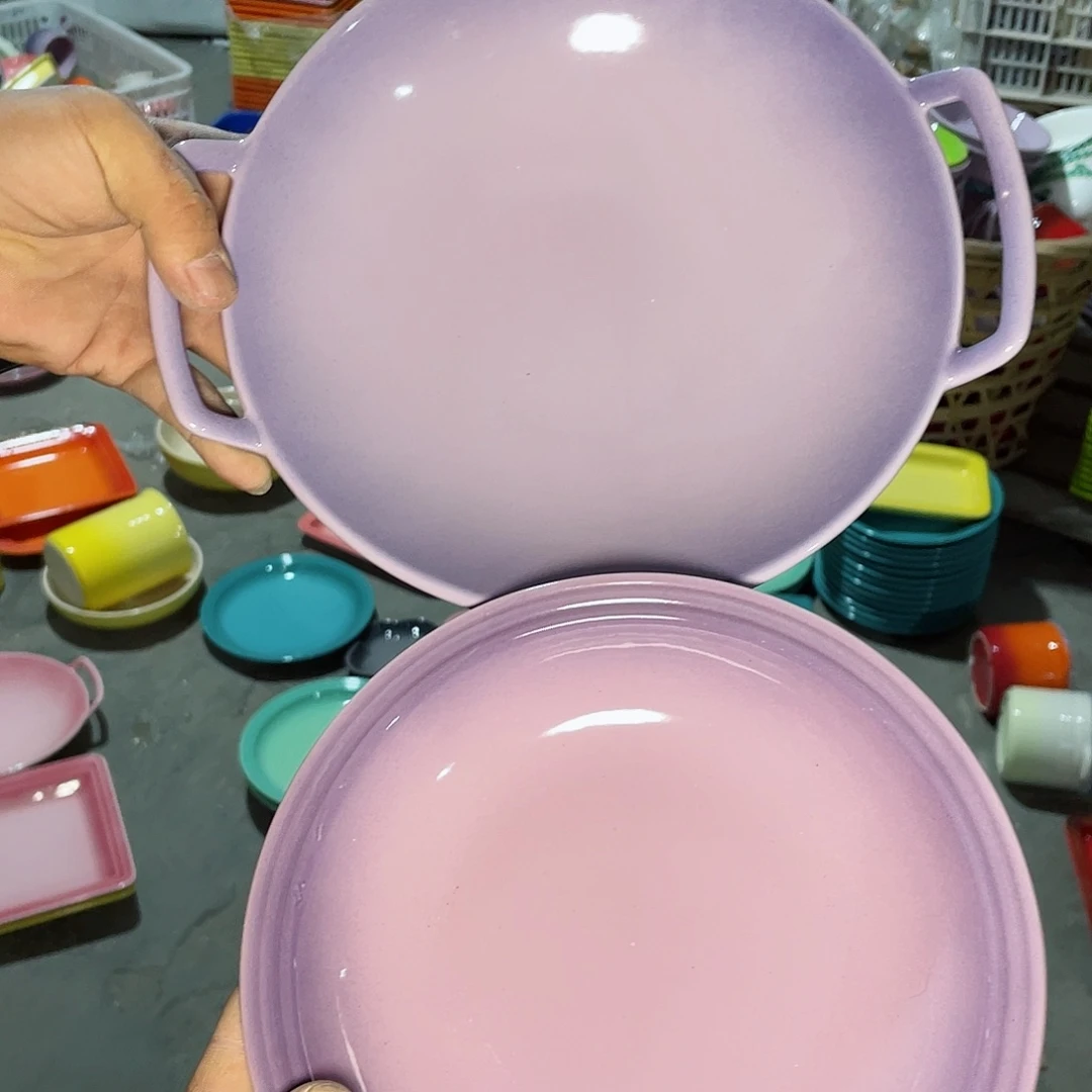 瓷片微瑕陶瓷餐具2个装