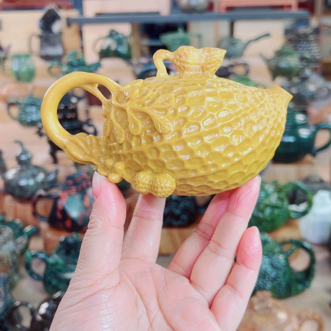 茶***迷天然石材手工雕刻