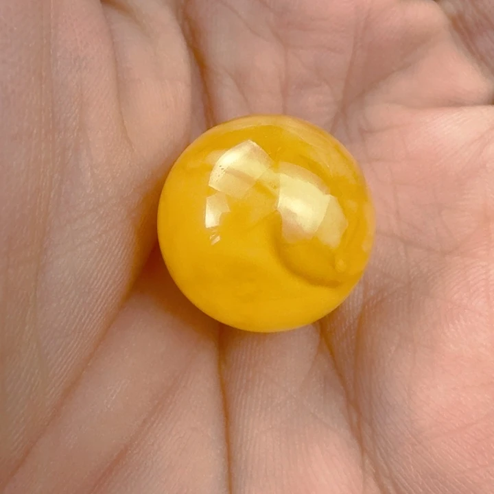 蜜蜡未镶嵌珠宝奇石全品备注打孔 16.7mm