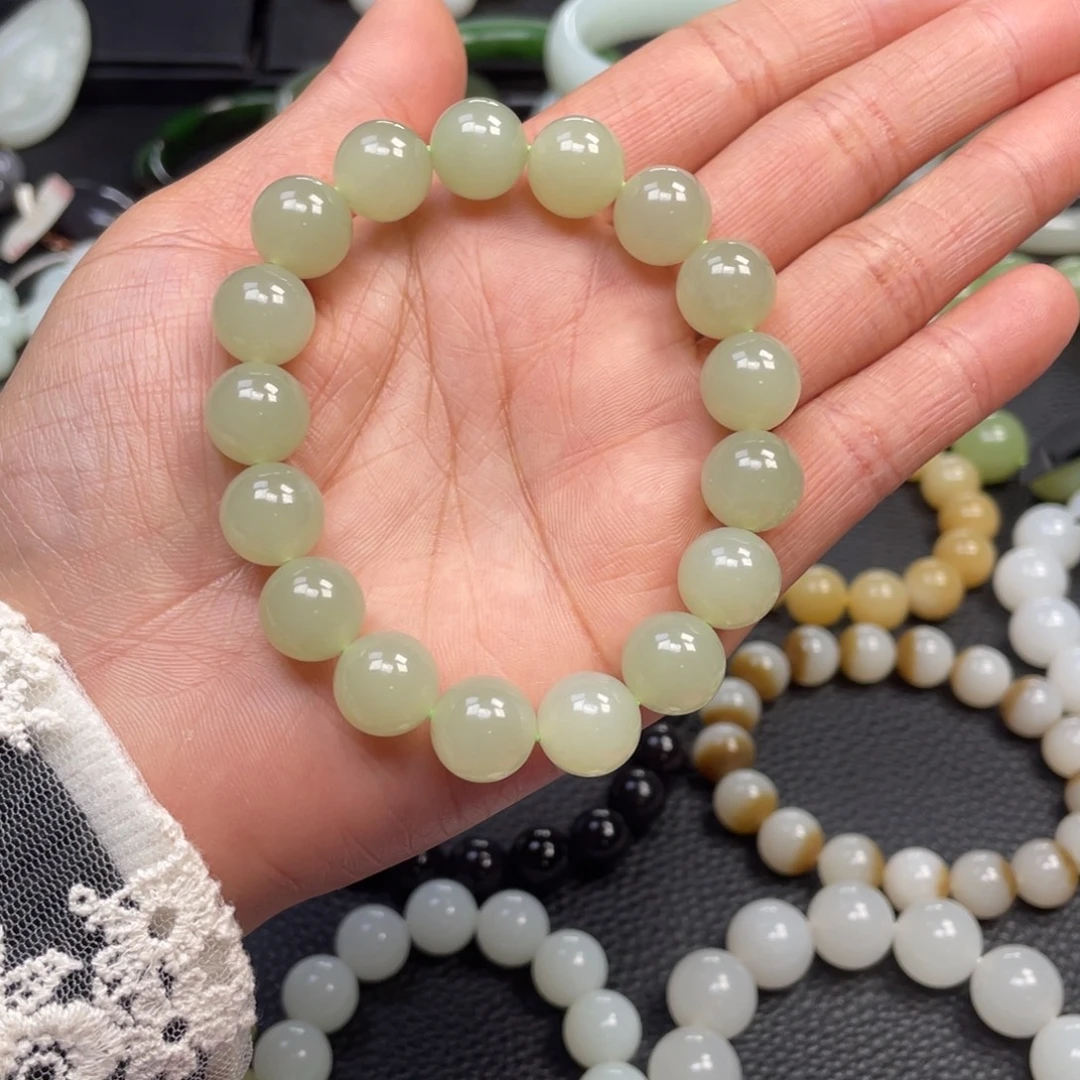 和田玉未镶嵌手链