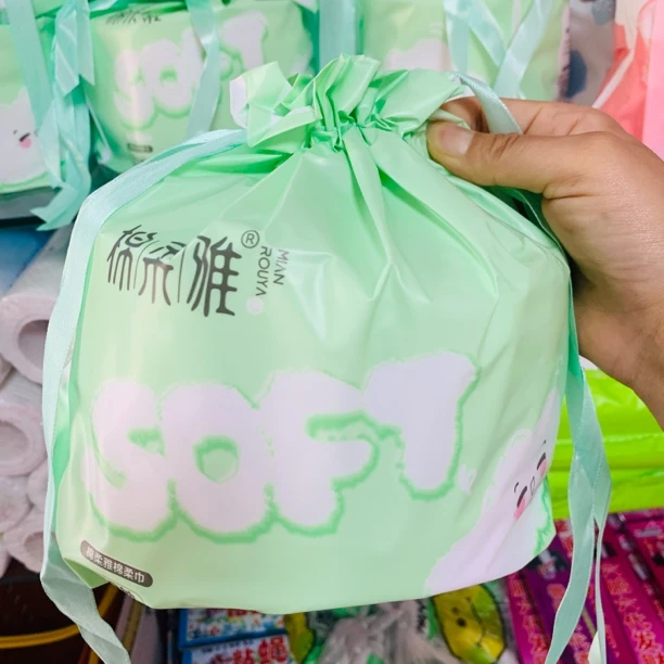 一次性洗脸巾3包面巾纸棉柔巾棉柔雅加厚吸水不掉毛