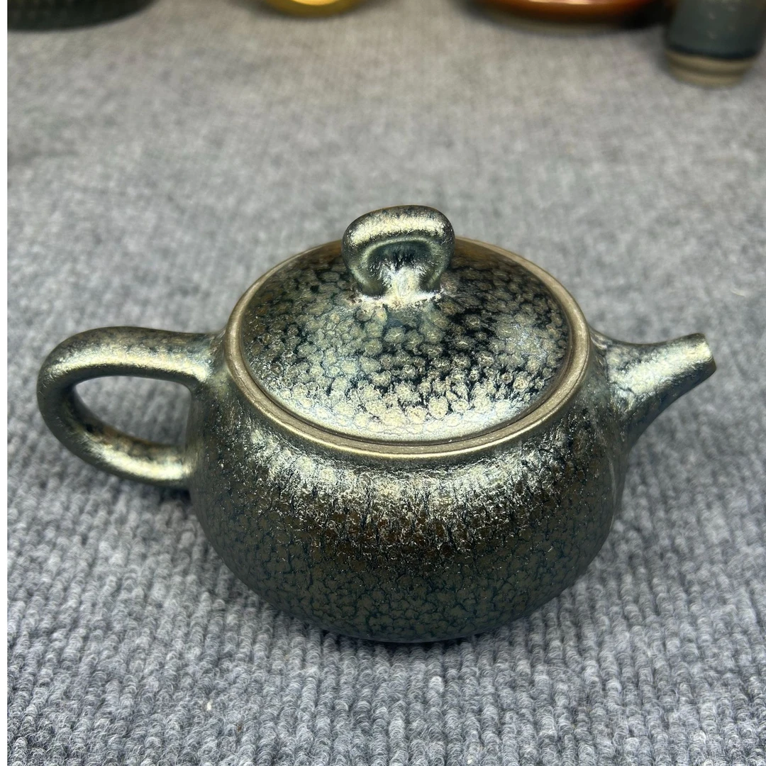 纽扣壶铁胎建盏主人壶