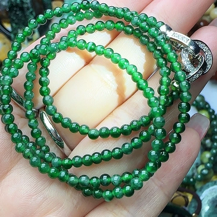 翡翠未镶嵌颈饰天然A货38