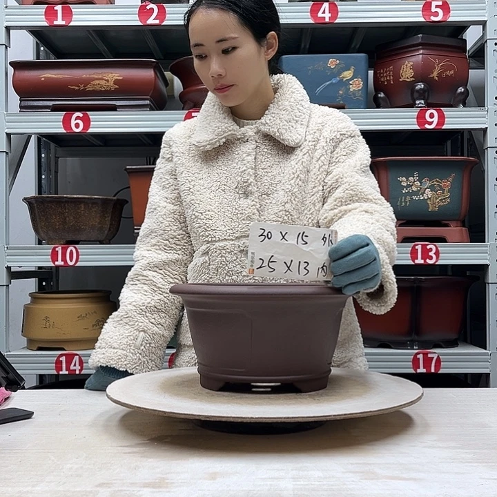 紫砂花盆紫砂花盆