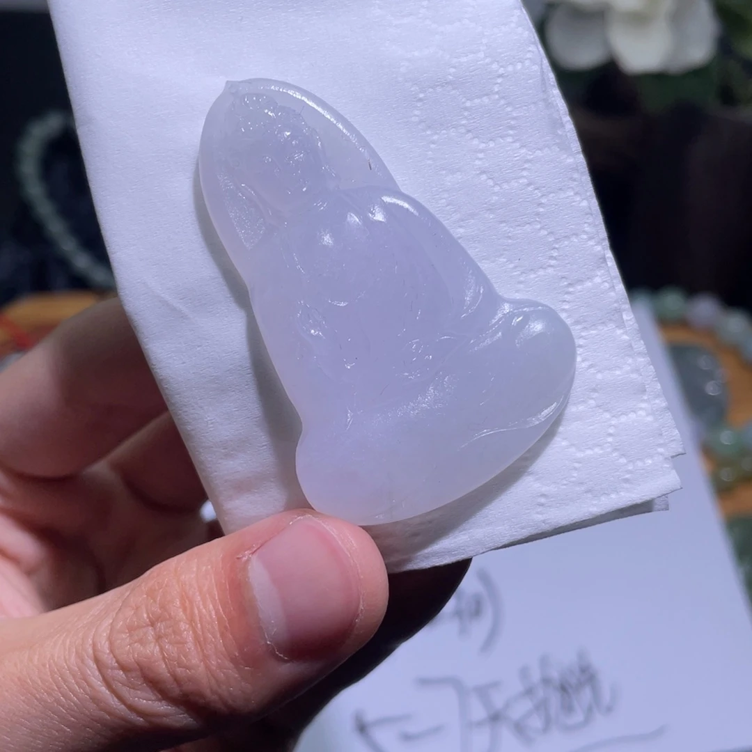 定制翡翠未镶嵌吊坠