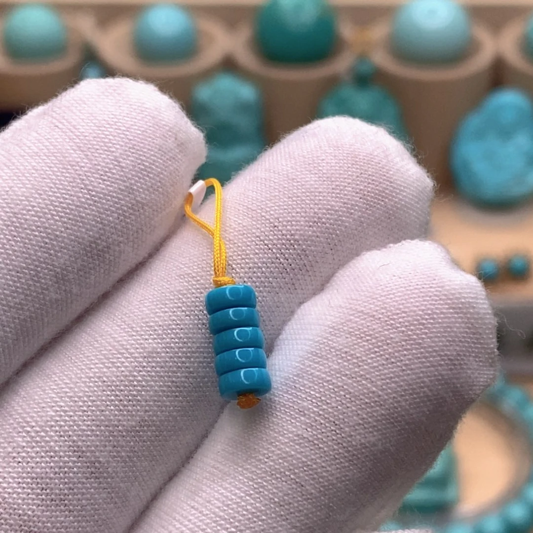 绿松石未镶嵌珠宝奇石4.6mm