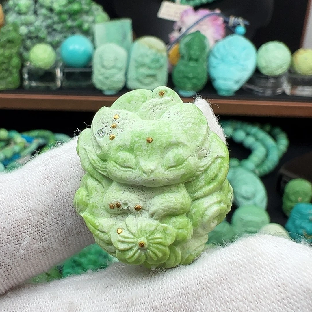 绿松石未镶嵌绿松石主播璐璐