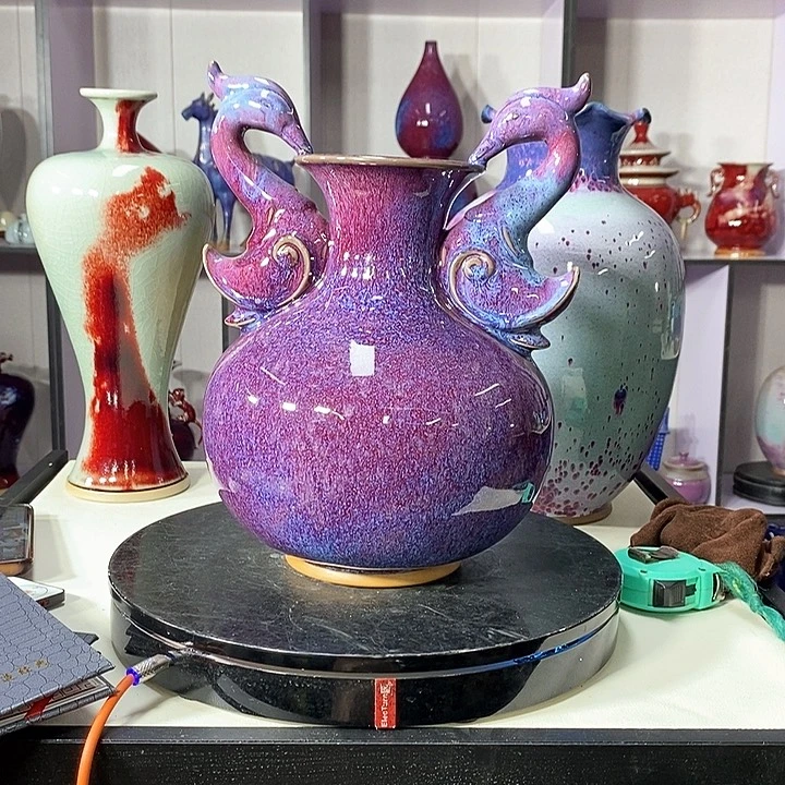 瓶中国神垕精品钧瓷