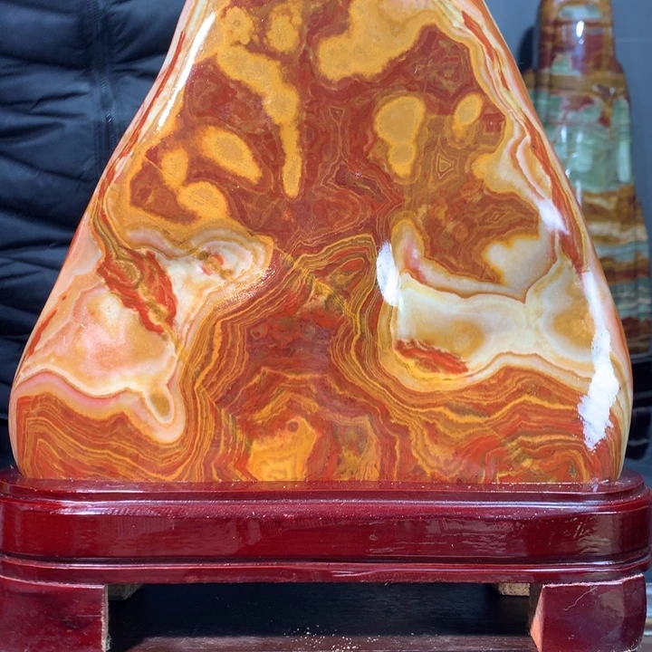 石材天然原石摆件