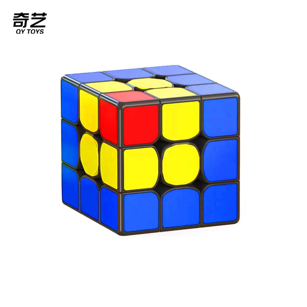 奇艺独角兽魔方啄木鸟魔方三阶幼儿园入门润滑培训魔方益智玩具