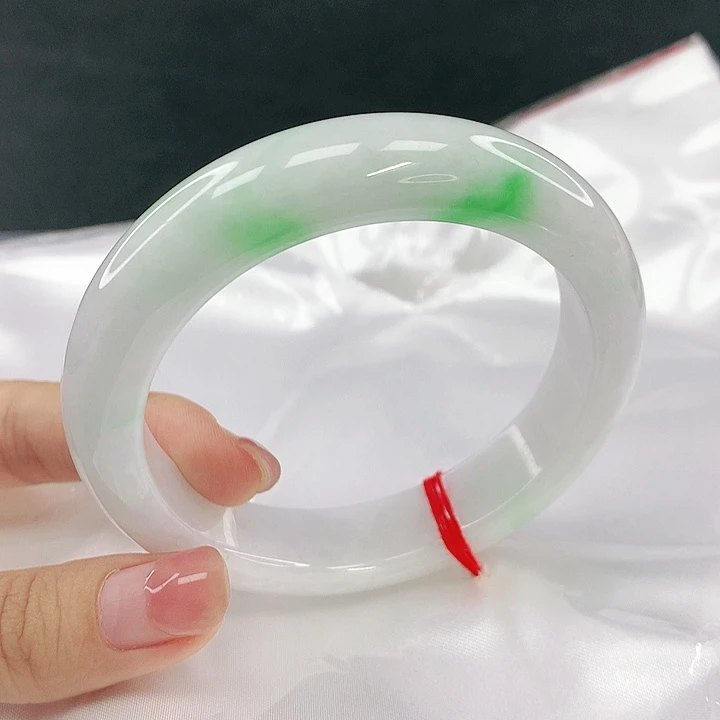 翡翠未镶嵌手镯圈58.8，40133