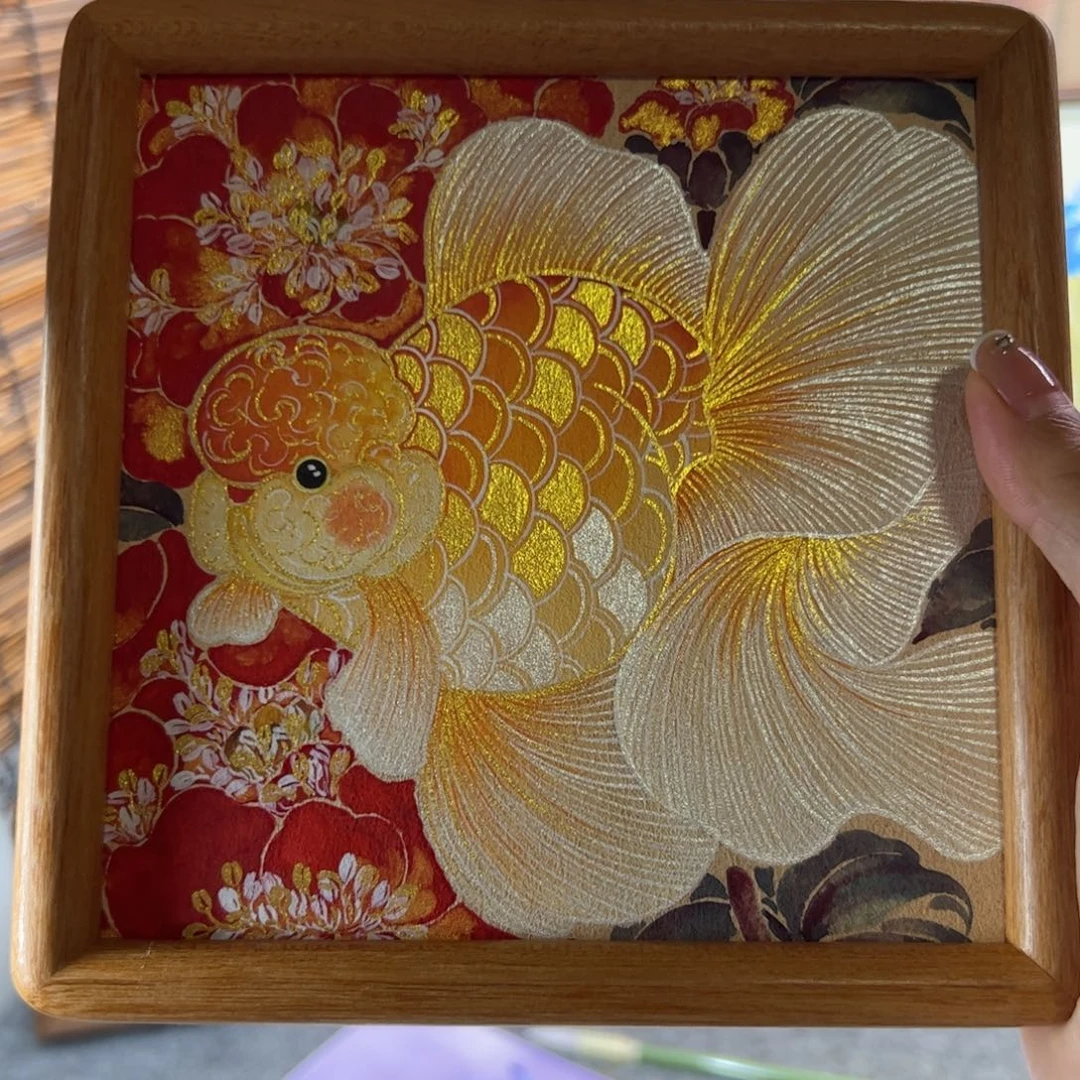 国画原创手绘国画富贵有余