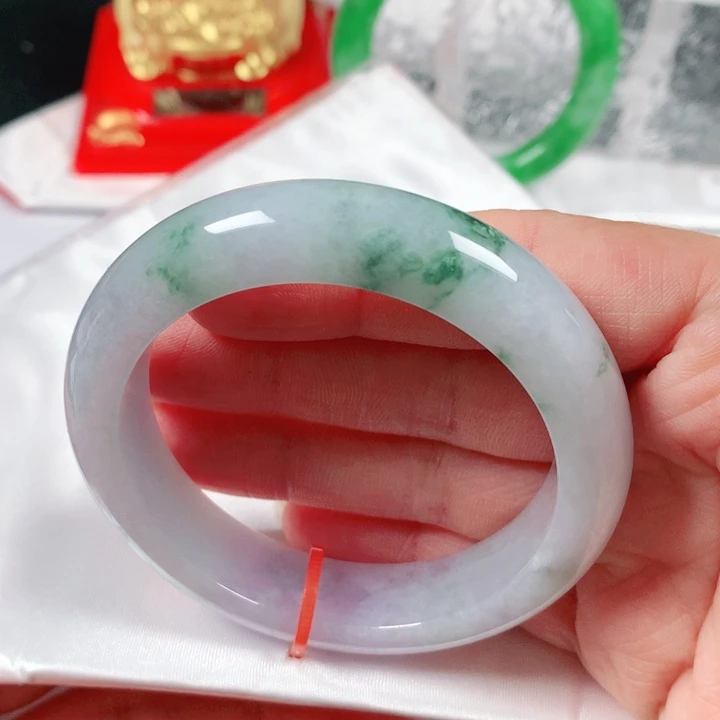 未镶嵌手镯翡翠  编号S1166 正圈53