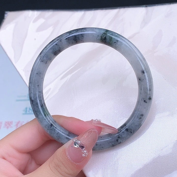 未镶嵌手镯翡翠纯天然翡翠手镯55.7