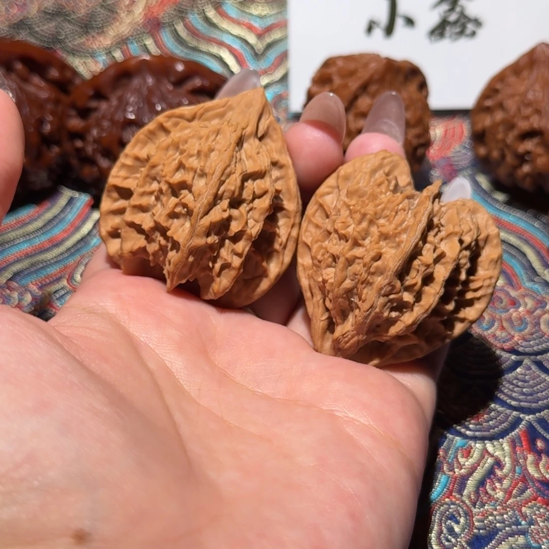 把件核桃001号42房山一代灯笼文玩核桃