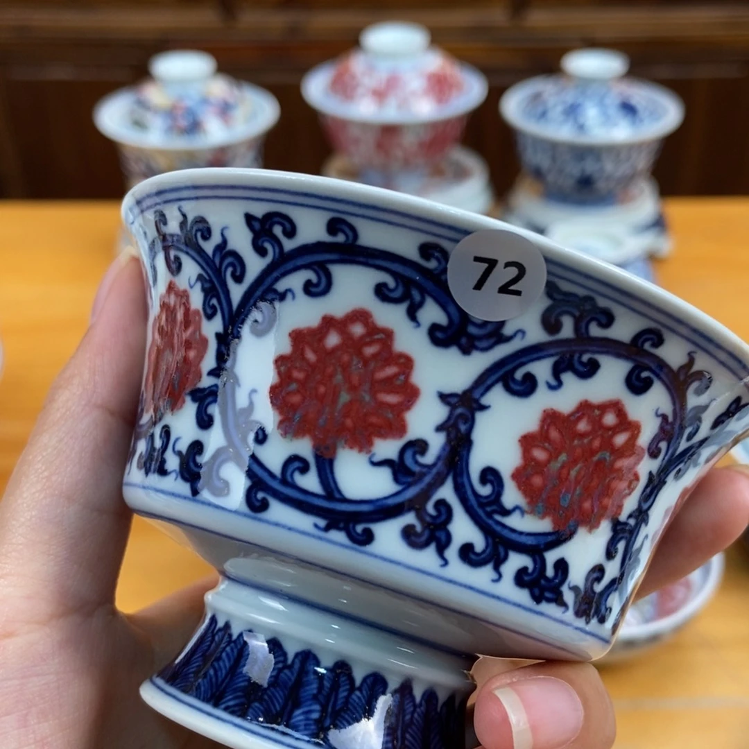 手绘现代茶具非古董