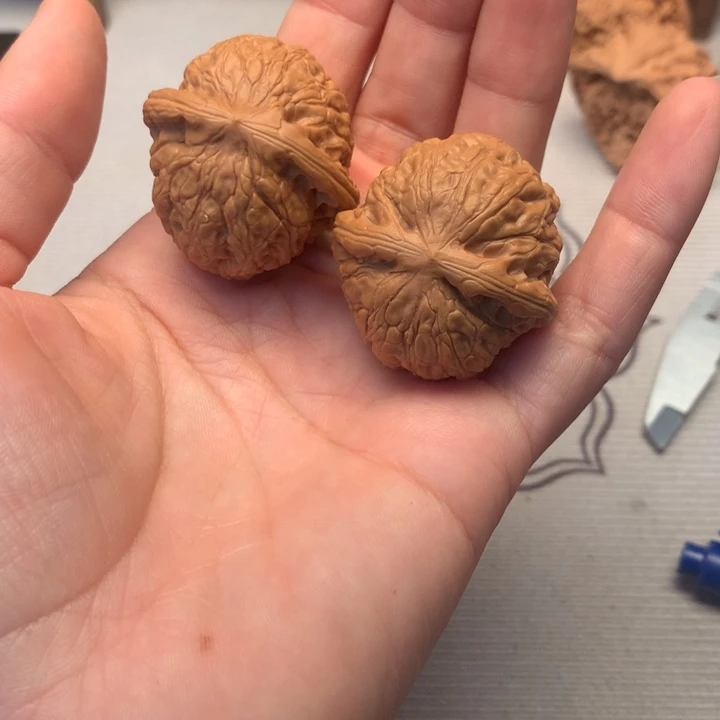 半***斤把件文玩核桃乾隆磨