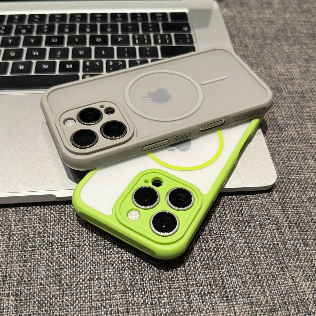 飞虎胜肤感磨砂细圈磁吸适用苹果16/17promax手机壳iphone15全包