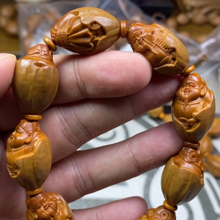 橄榄核手串/手链橄榄核雕工艺手串