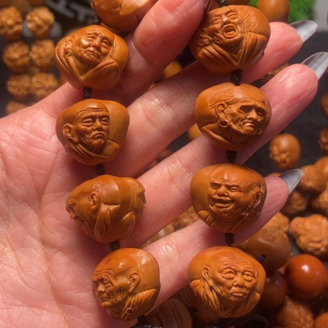 橄榄核吊坠三疯罗汉