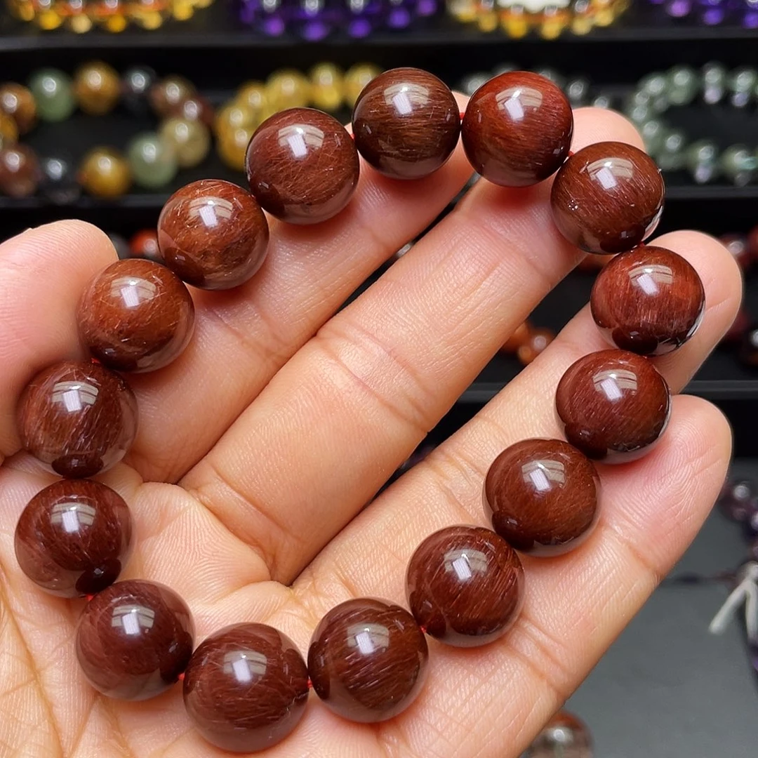 手链未镶嵌水晶红发晶