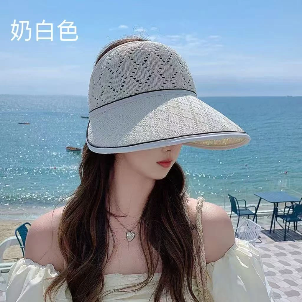 (新品）手工针织防晒帽遮阳帽百搭沙滩帽