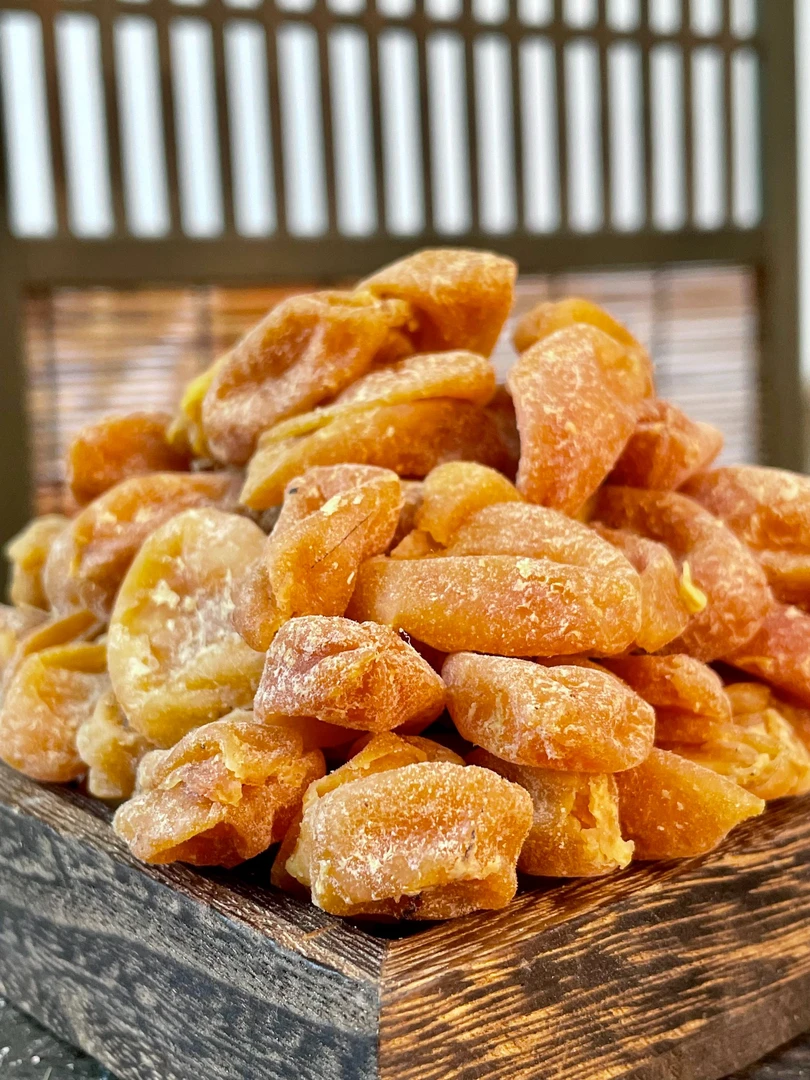 竹盐甘草黄皮果干原味竹蜂盐咸黄皮果大果