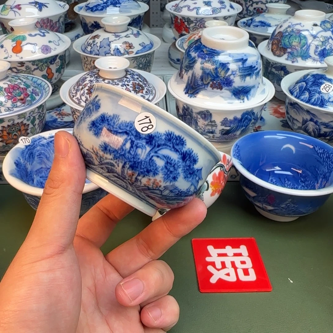 彦祖纯手工手绘茶具178