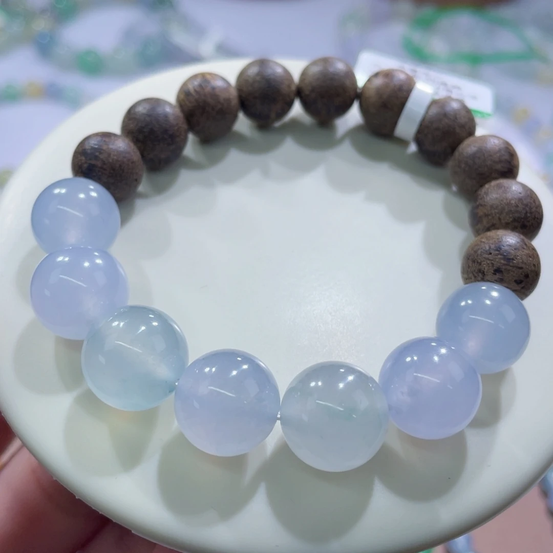 未镶嵌手链翡翠果冻幻彩卡12-13