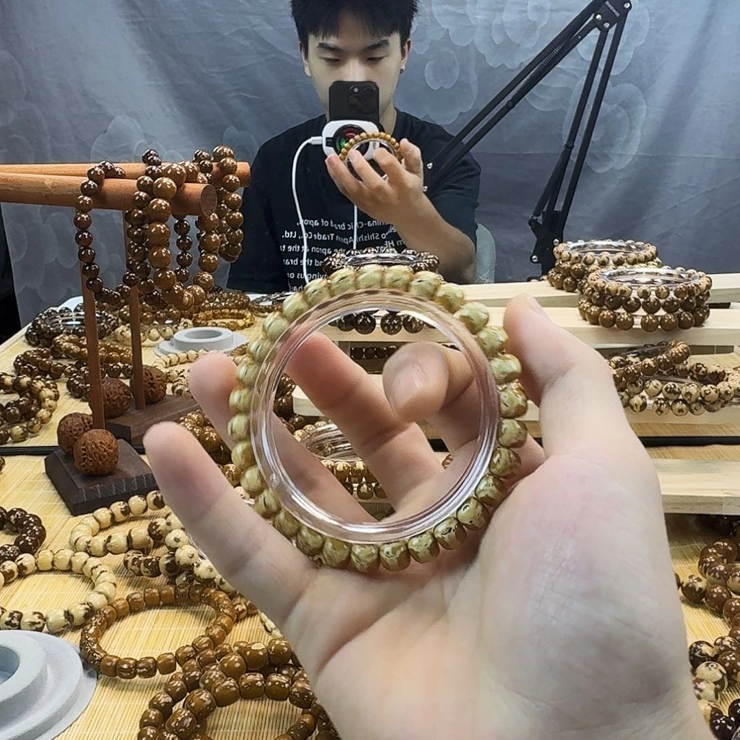 紫金鼠手串8mm紫金鼠实心鬼脸