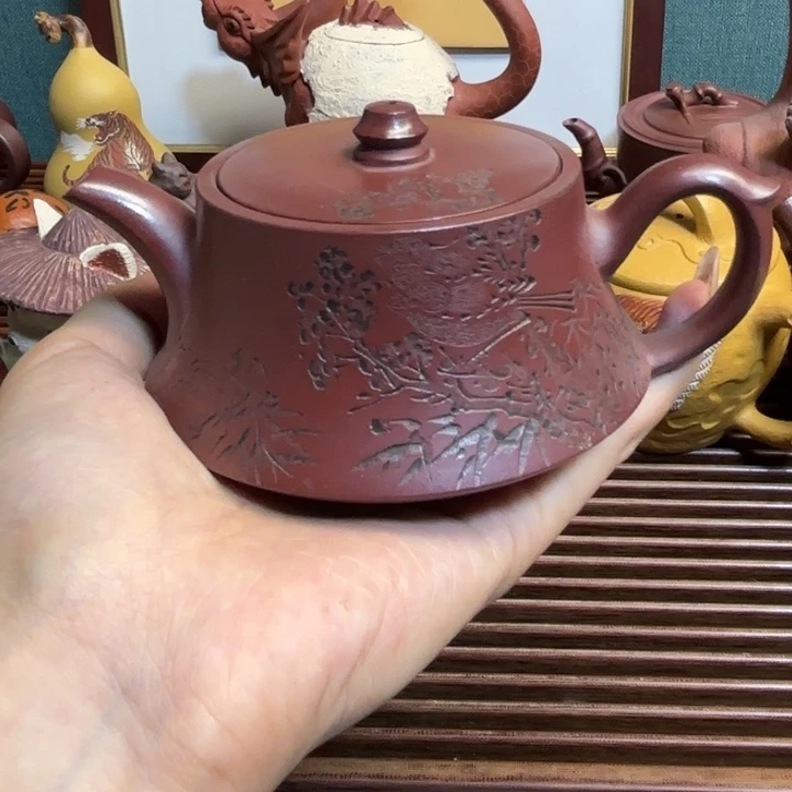 紫砂茶宠原矿精品高端紫砂壶