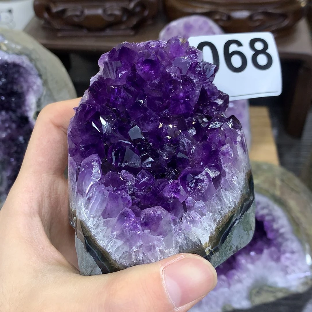 紫晶珠宝半成品未镶嵌Y*°068