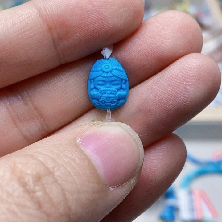 绿松石未镶嵌挂件28