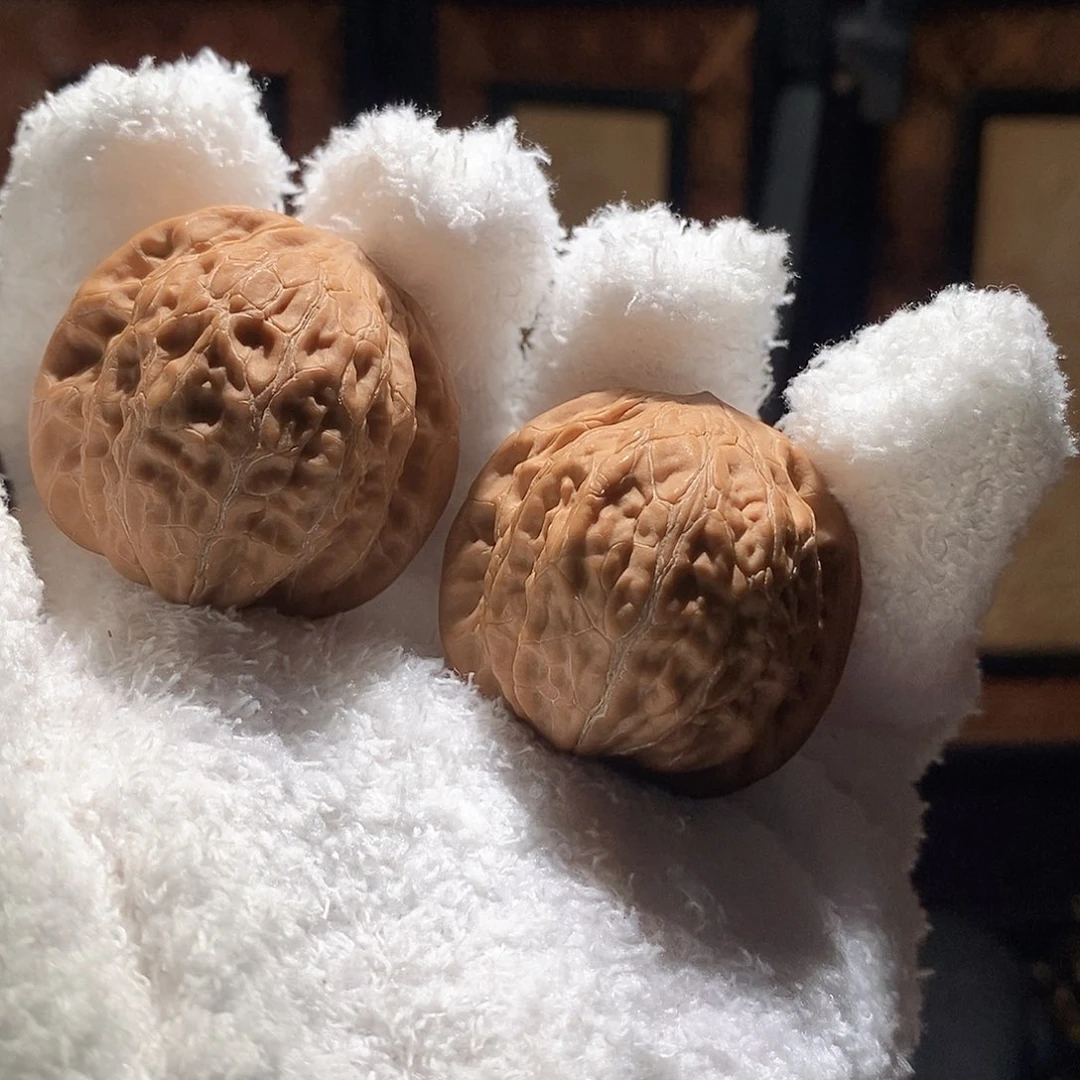 文玩核桃把件37铁锤