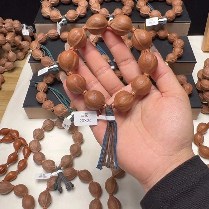 我***。手串/手链橄榄核梅林铁核手串20/24
