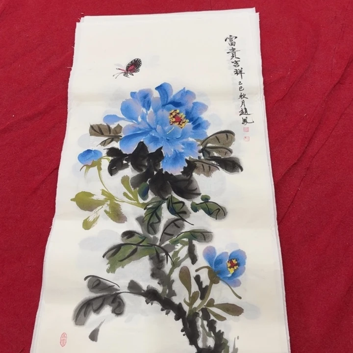国画花鸟的翅膀是一种非常古老的