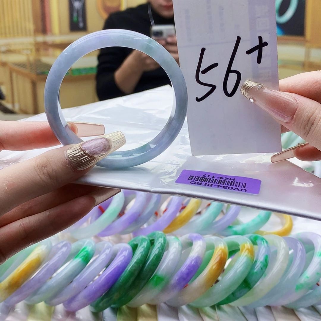 翡翠未镶嵌手镯nnkm