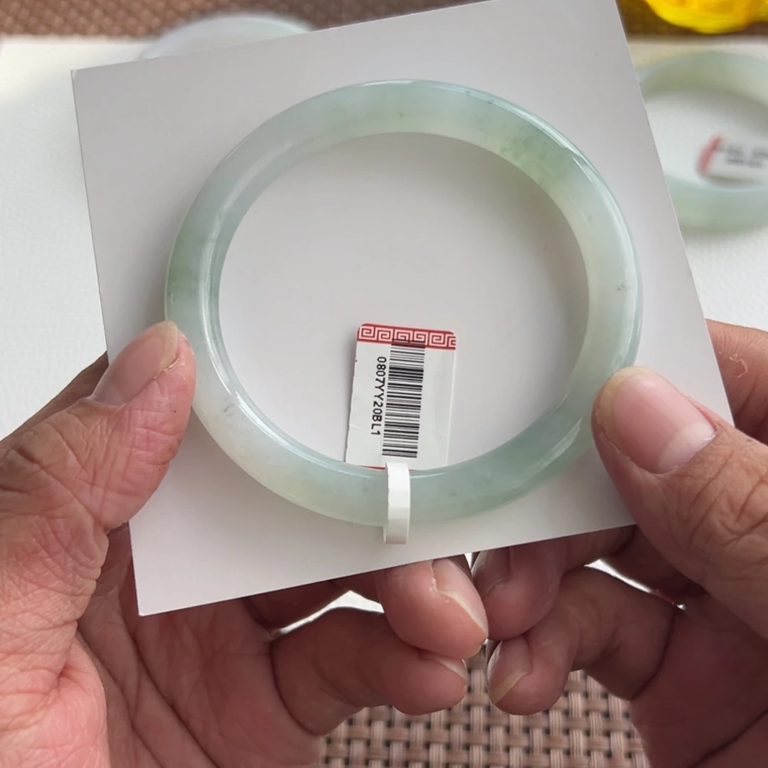 翡翠未镶嵌手镯30号 55.8