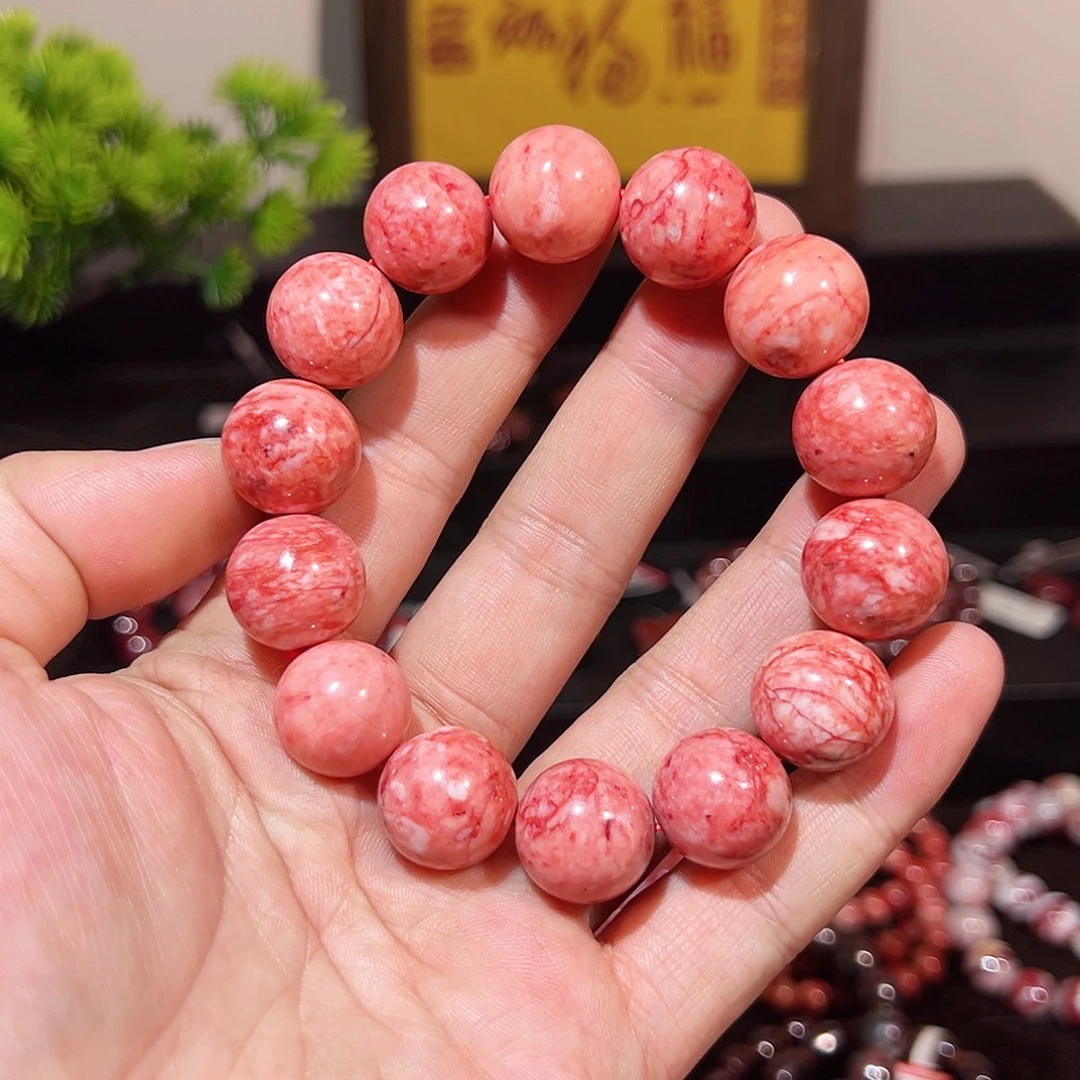 天然辰砂纯天然手串