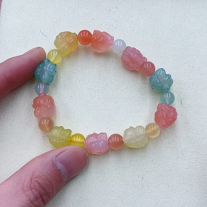 玛瑙未镶嵌手饰手串003