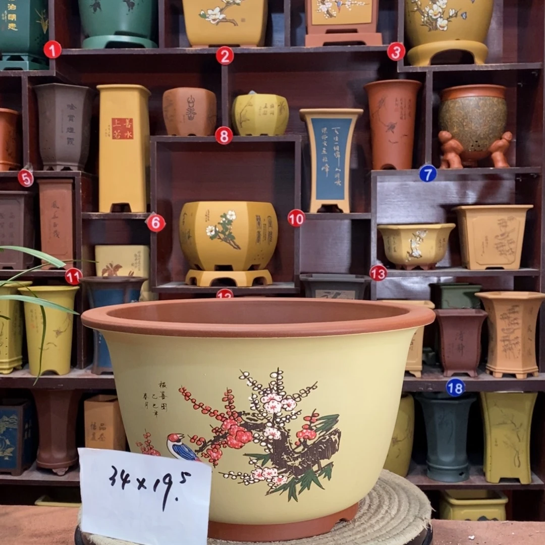 紫砂花盆紫砂花盆