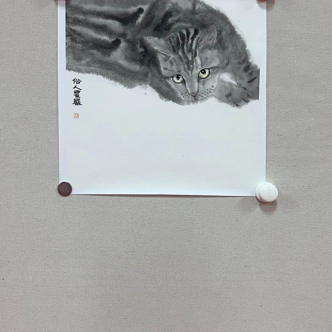 国画霍严老师艺术精品