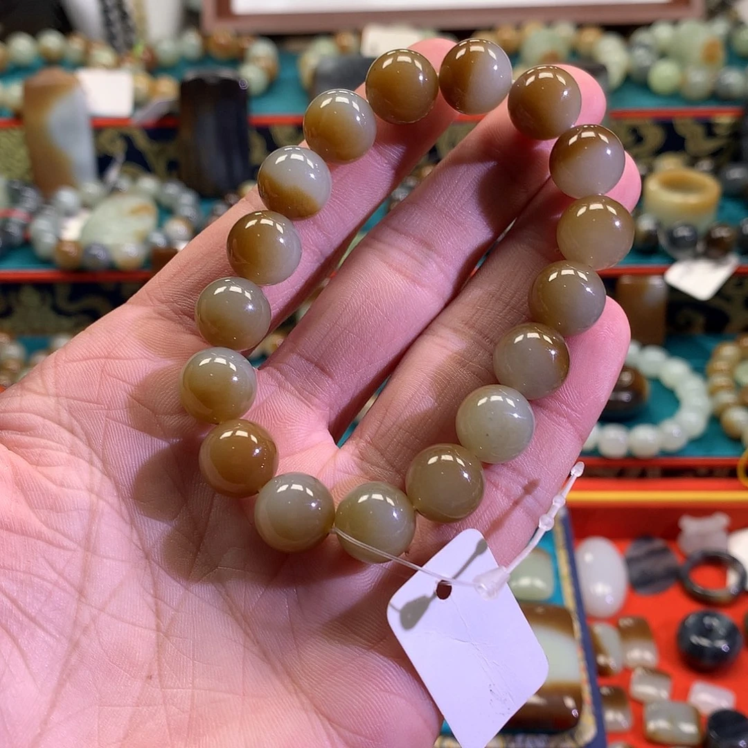 和田玉（糖玉）未镶嵌手链