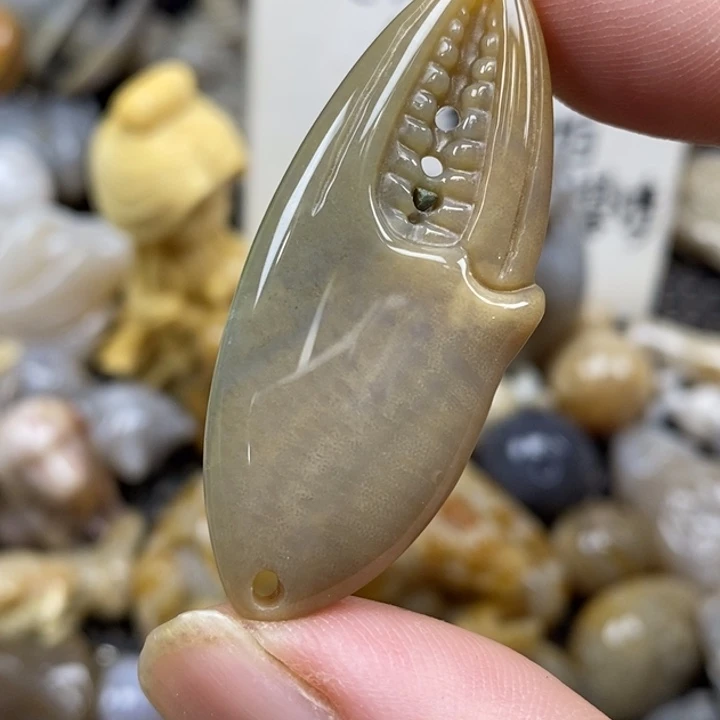 硅化珊瑚（珊瑚玉）未镶嵌颈饰