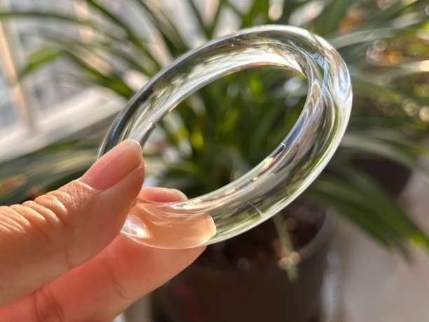 天然白水晶手镯 内径51.1mm
