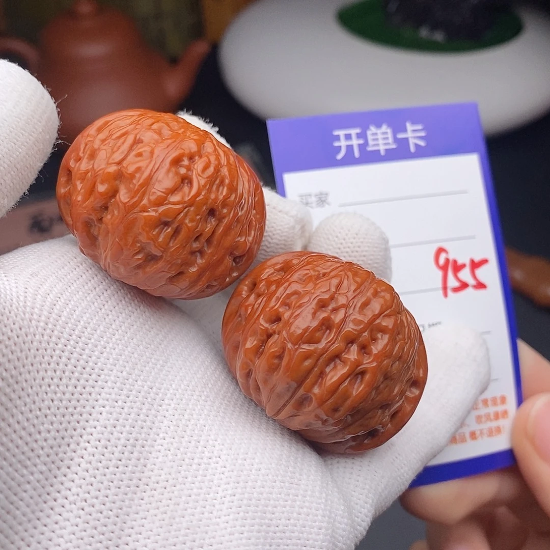 文玩核桃把件40铁锤955