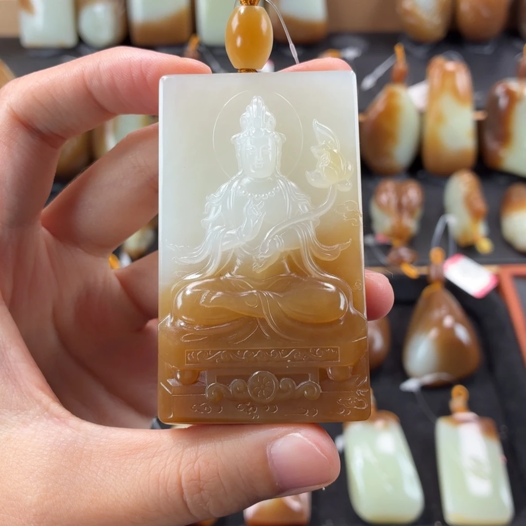 原***样和田玉未镶嵌颈饰