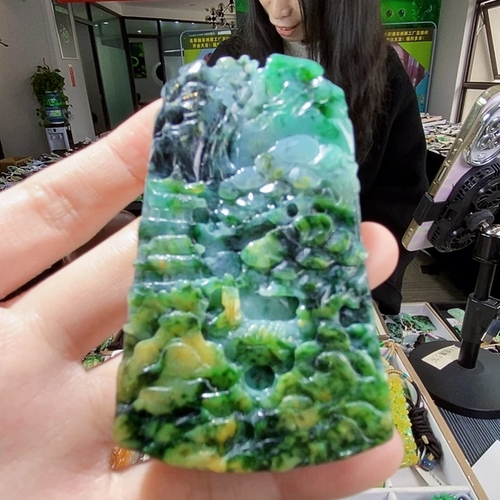 颈饰未镶嵌翡翠翡翠