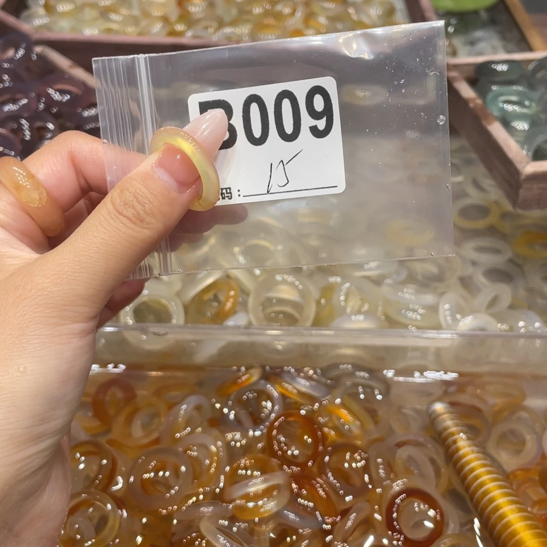 玛瑙/玉髓未镶嵌戒指009