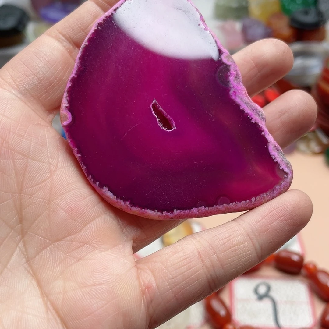 玛瑙/玉髓颈饰合金E****k